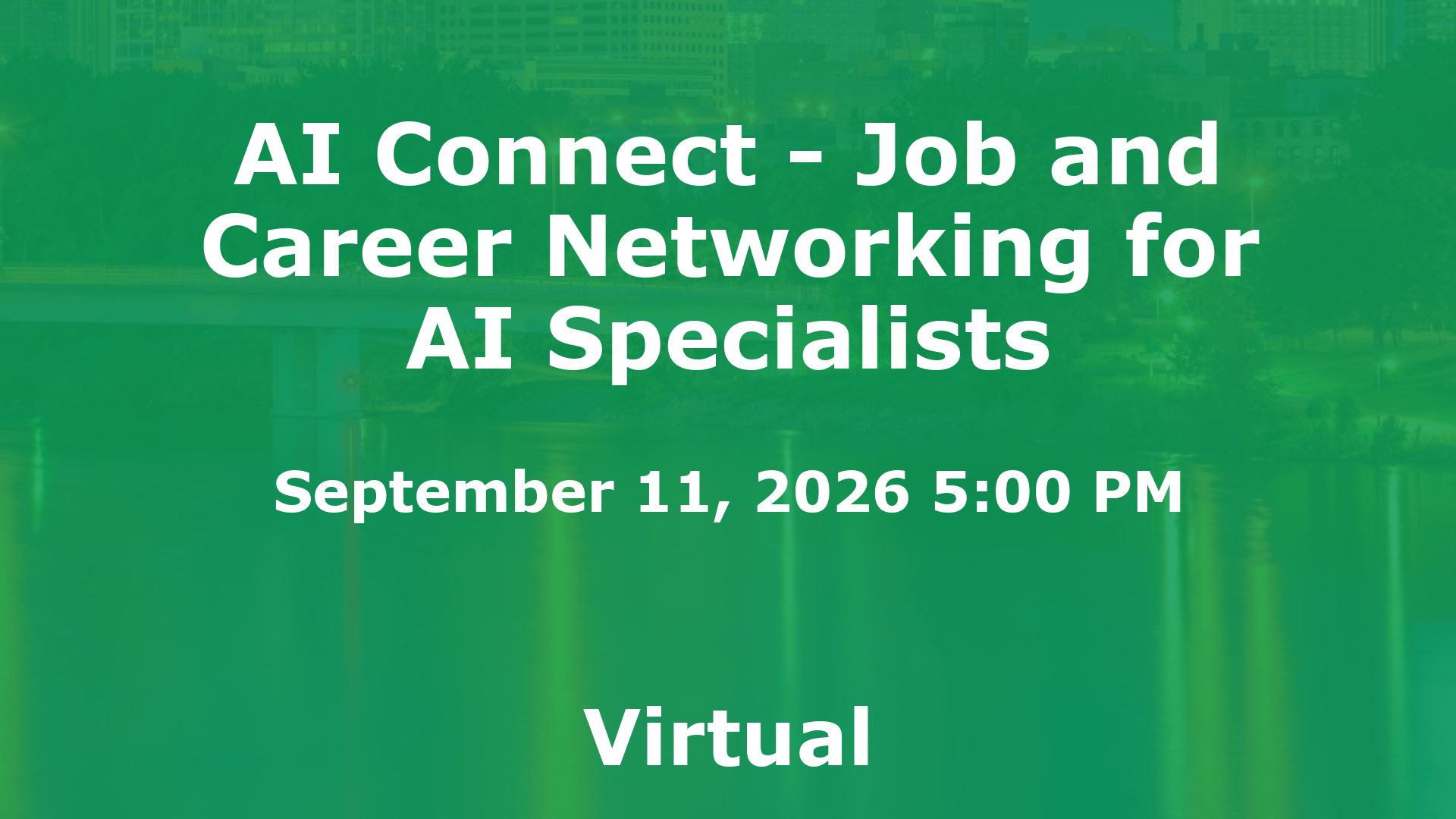 AI Connect - Job and Career Networking for AI Specialists event image
